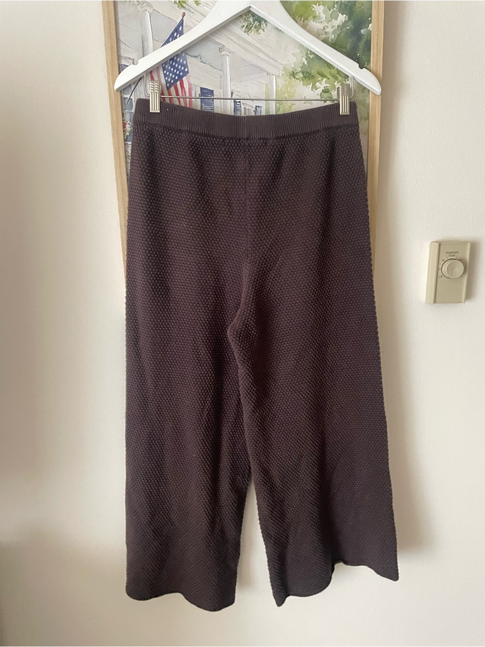 Free People Beach Hailee Henley Sweater & Pants Set in Hot Fudge Brown Large - Picture 11 of 11